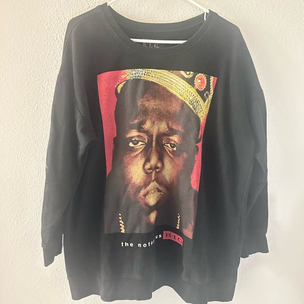 Black Notorious B.I.G. crewneck sweatshirt #hiphop #torrid #rap